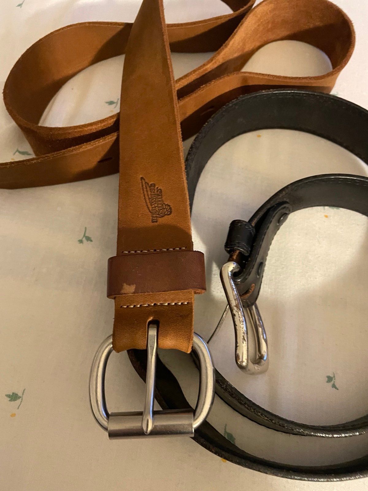 Red wing leather men’s belts belt bundle brown & dark brown