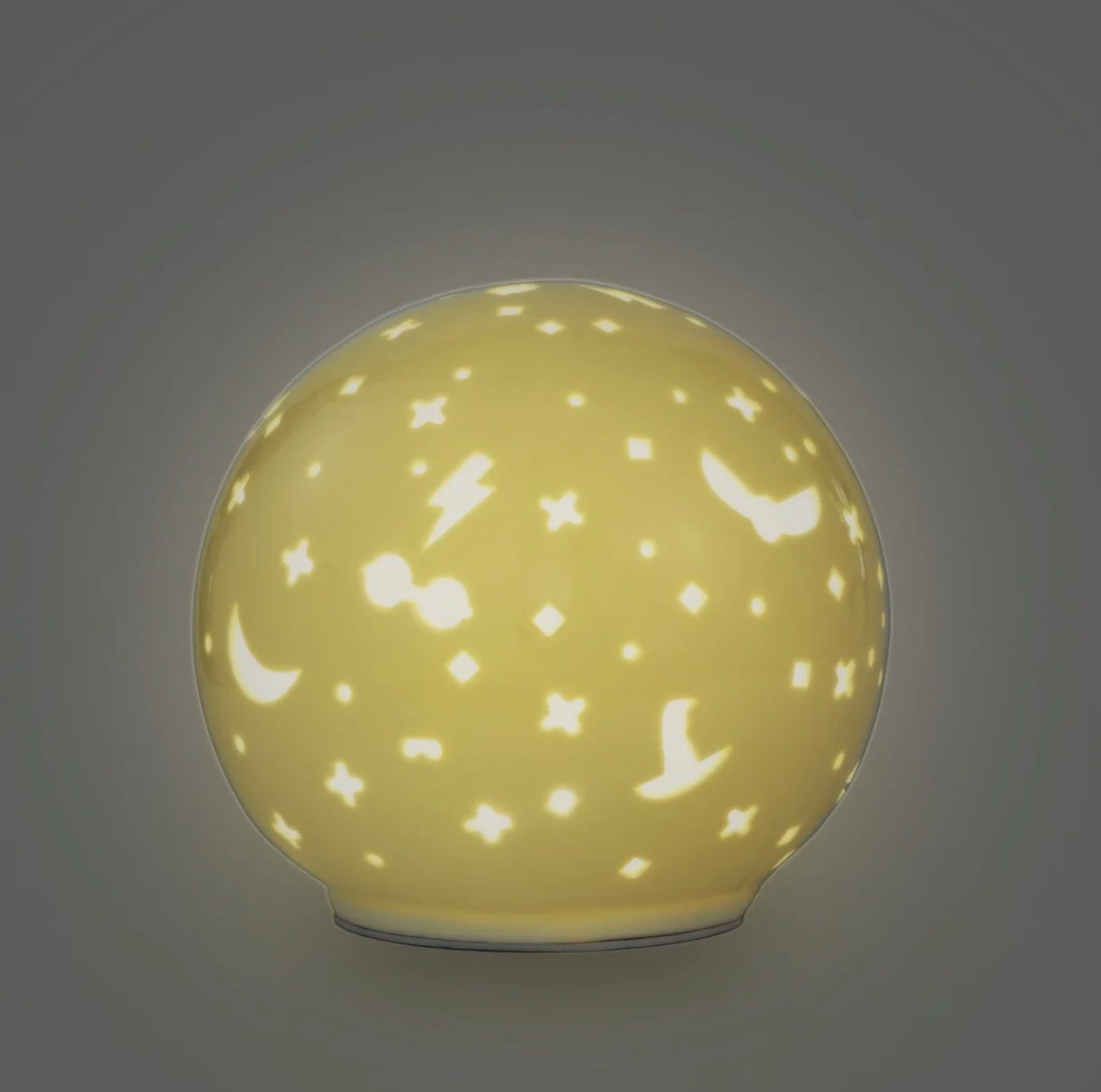 HARRY POTTER WHITE LED CUTOUT CHARMS NIGHT LIGHT, NEW