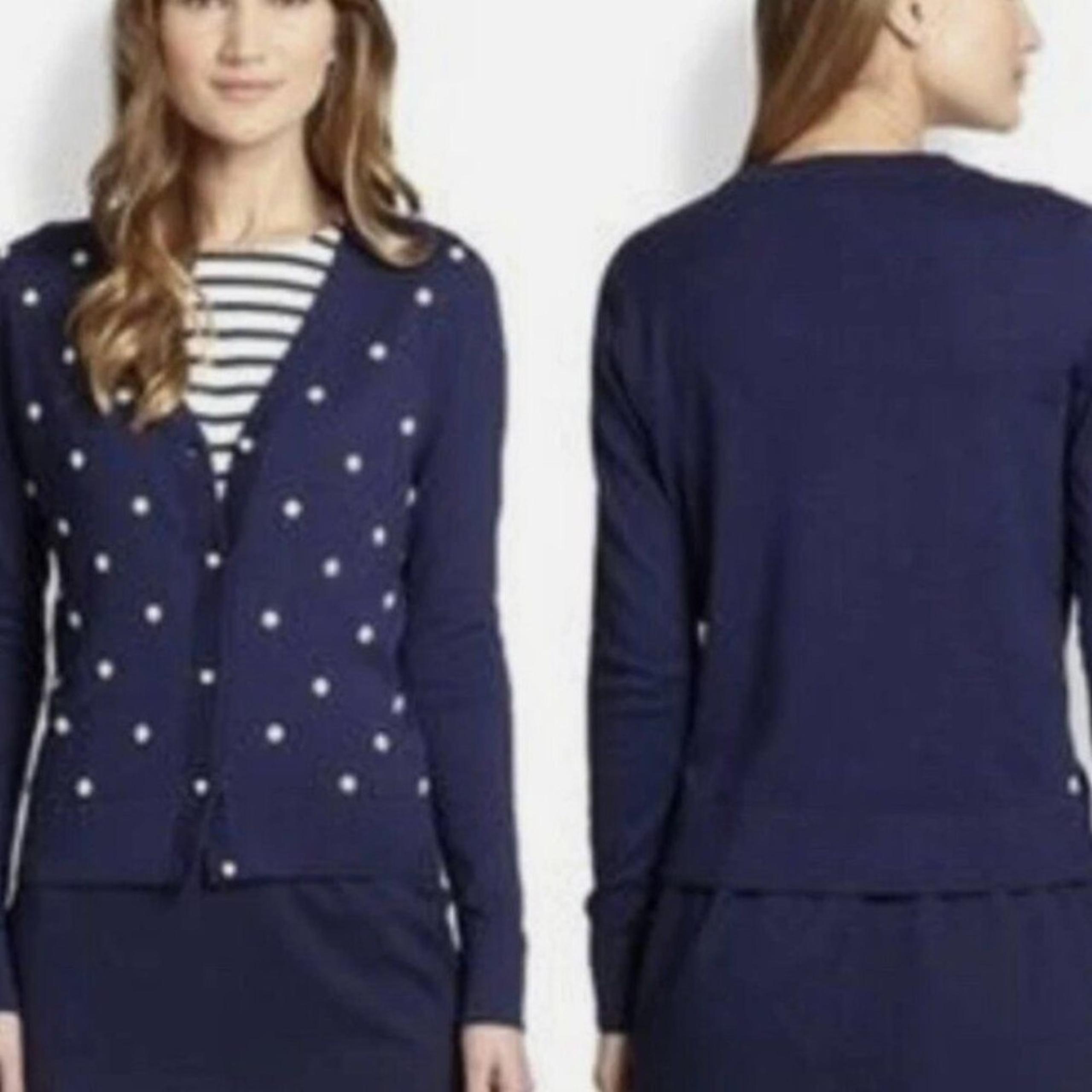 Women's Galvin Pearl Embellished Lightweight Cardigan Sweater S - Kate Spade