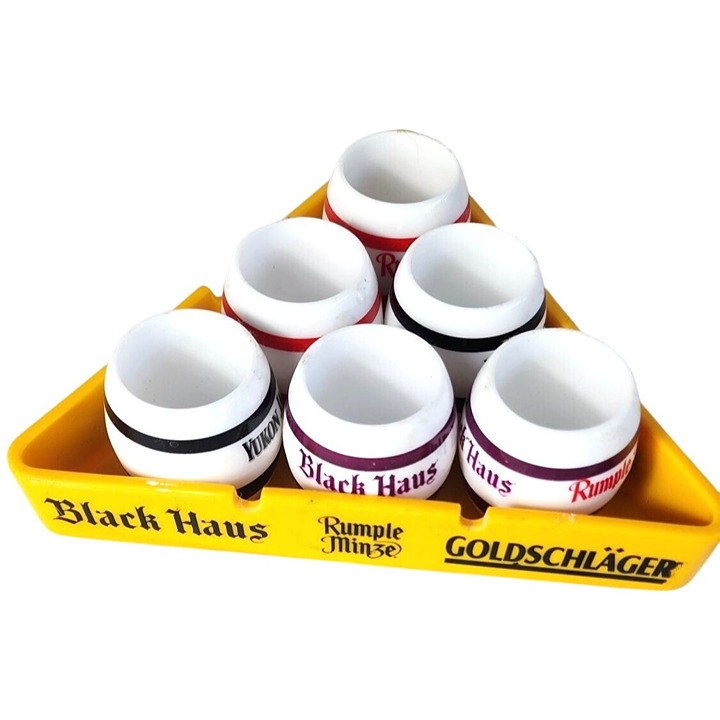 Osta Melamine Ashtray: Stylish Pool Rack Design for Cigars & Cigarettes