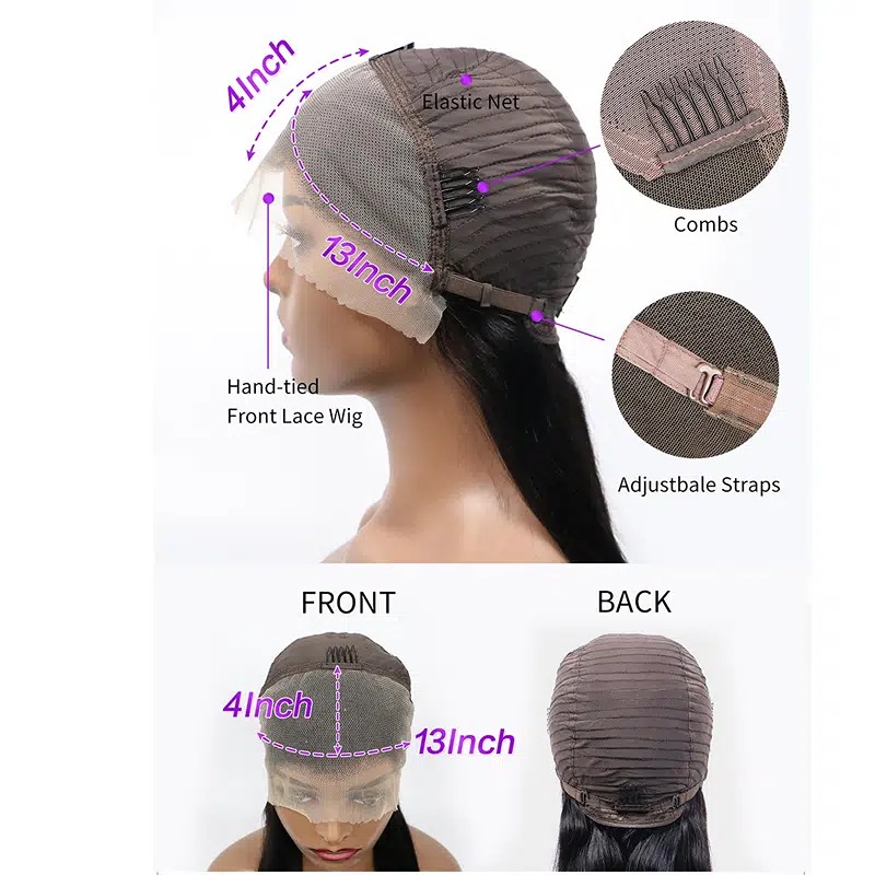 150% Human Hair Wig Cover DEEP-Nye