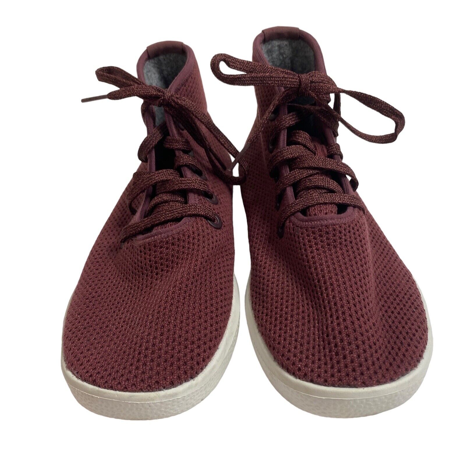 ALLBIRDS Tree Toppers in Kauri Zin Red Size 8 Womens High Tops Sustainable