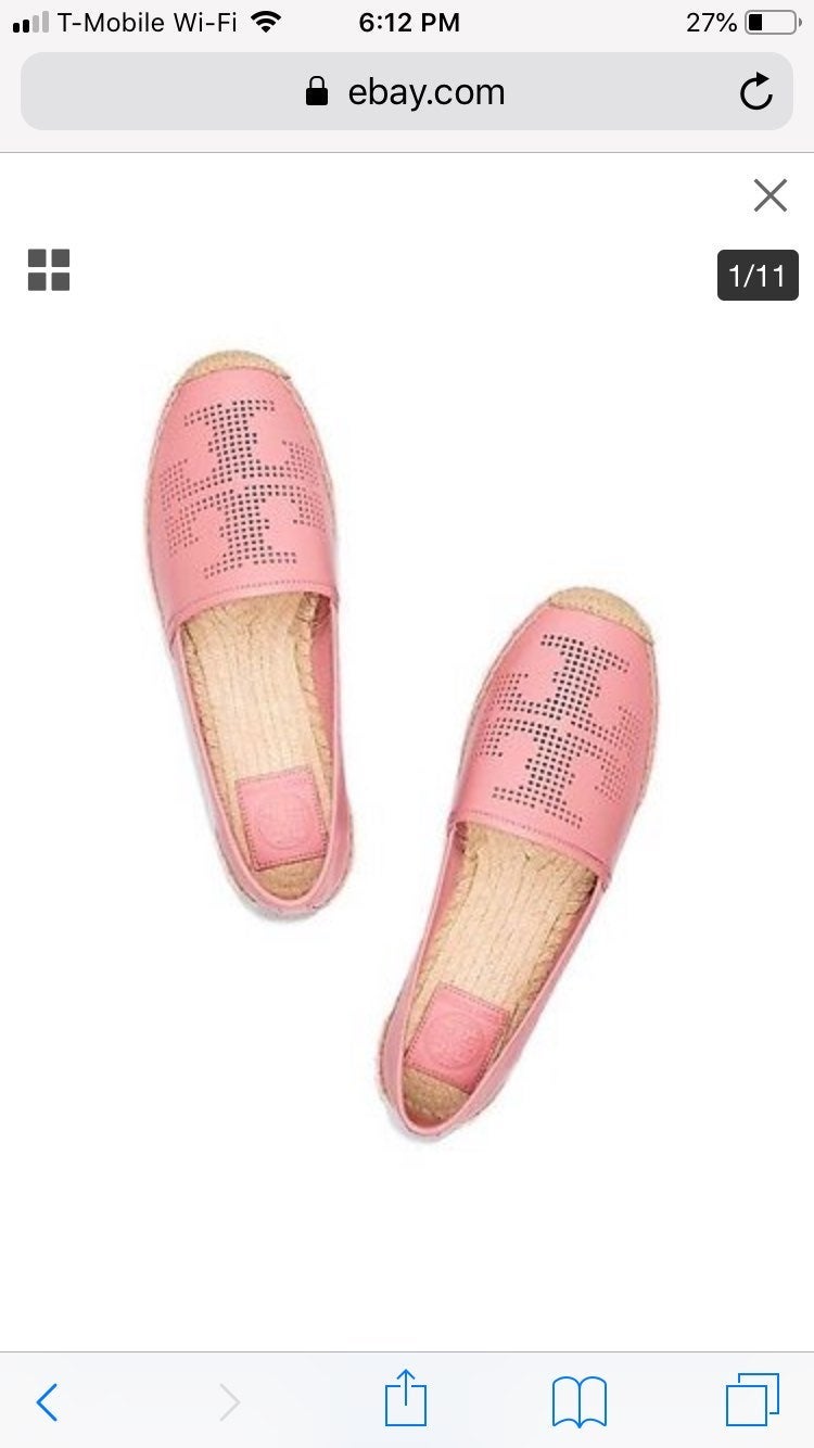 Tory Burch logo Espadrilles