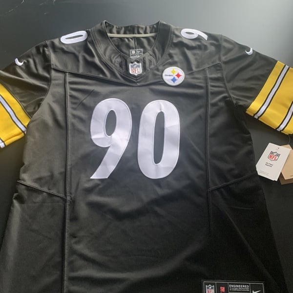 NFL T.J. Watt Black Pittsburgh Steelers 90# Player Jersey