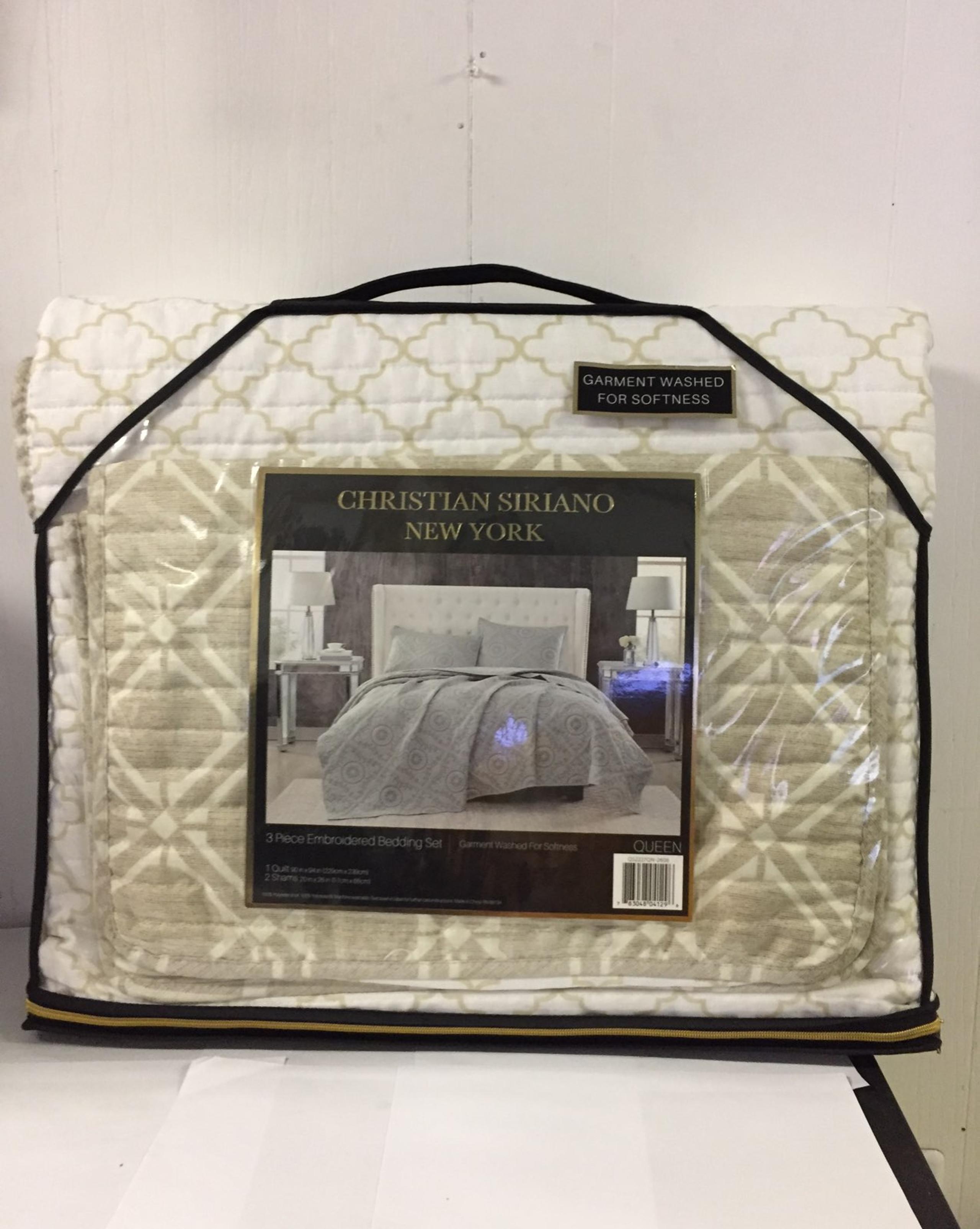 Christian Soriano Queen Bedding Set