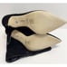 Larroude Knee High Boots Black Suede Size 10 Pointed Toe High Heel Leather Sole