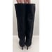 Larroude Knee High Boots Black Suede Size 10 Pointed Toe High Heel Leather Sole