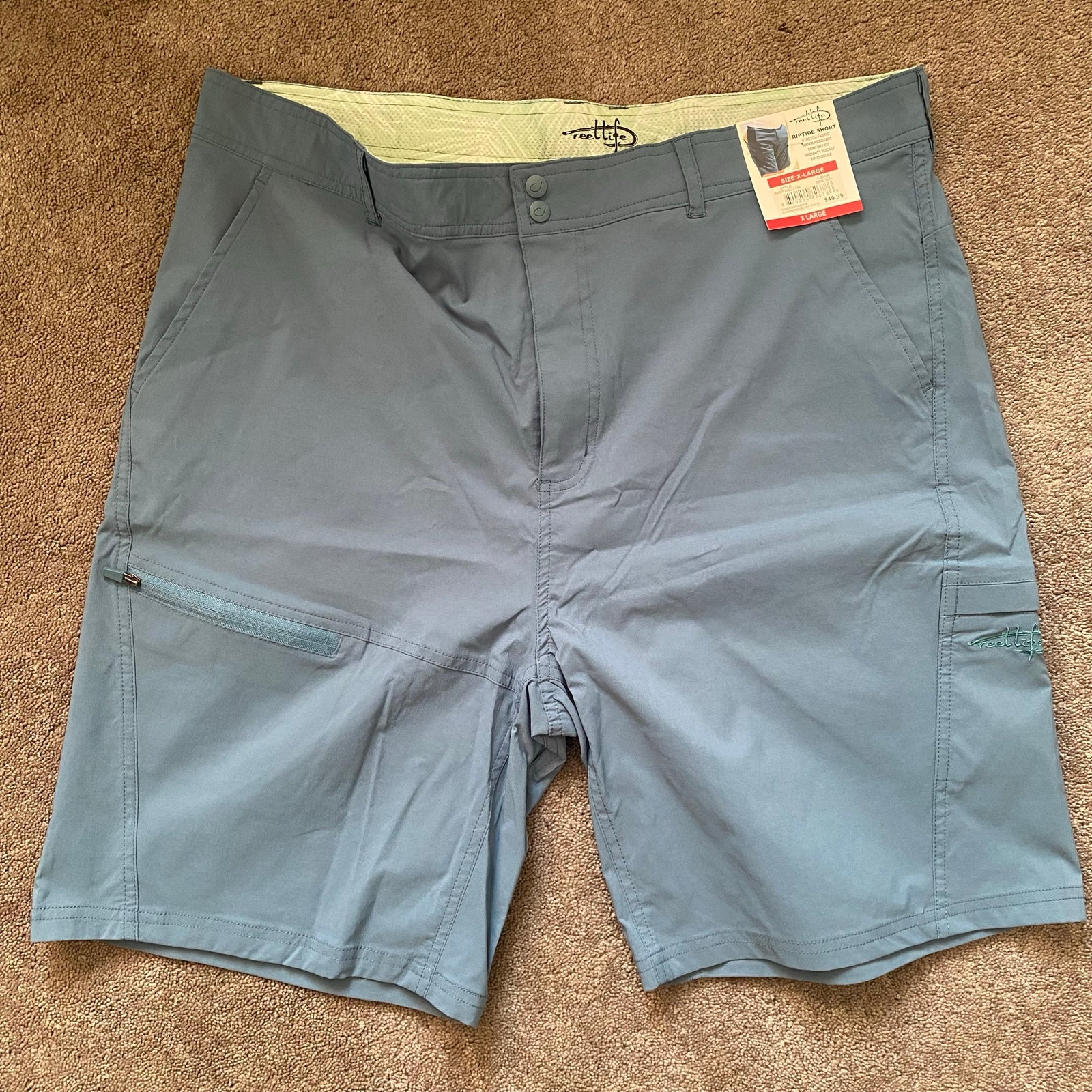 Mens REEL LiFE Quick-Drying Performance Fishing Shorts XL 38-40