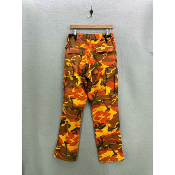 Rothco Ultraforce Military B.D.U. Orange Camouflage Mens Cargo Pants Size 32/32