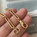 Gold necklace of Love