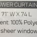 Fabric Shower Curtain with Liner