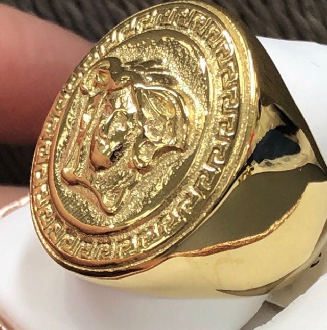 Brand New Medusa Ring 14k Gold Filled
