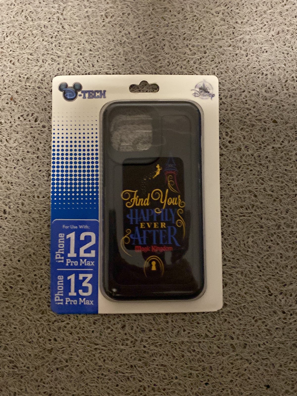 DISNEY Find Your Happily Ever After Magic Kingdom PHONE 12/13 PRO MAX CASE BNWT