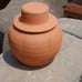Pumpkin Red Clay Pot