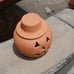 Pumpkin Red Clay Pot