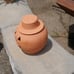 Pumpkin Red Clay Pot