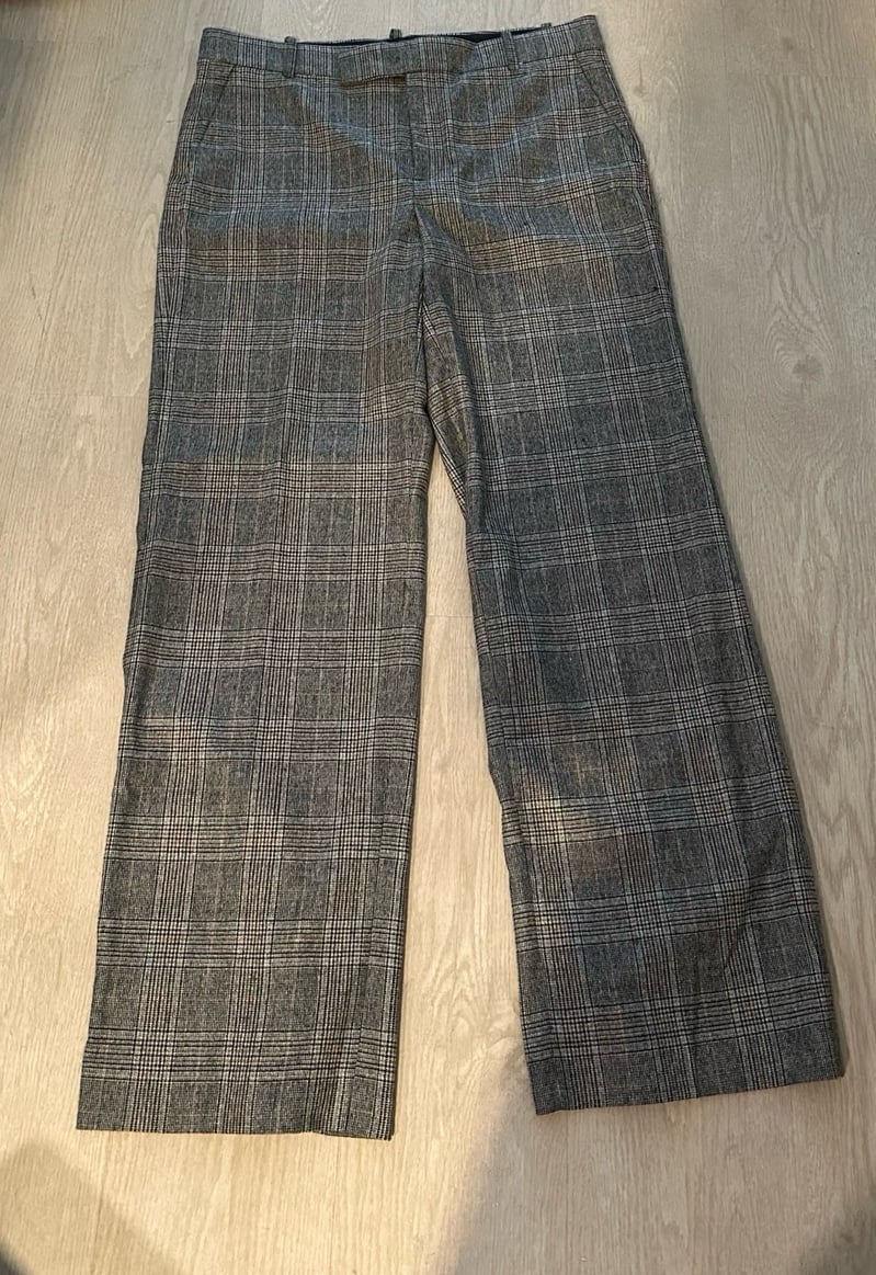 ZARA Woman Plaid Trouser Pants