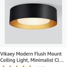 Flush mount ceiling light
