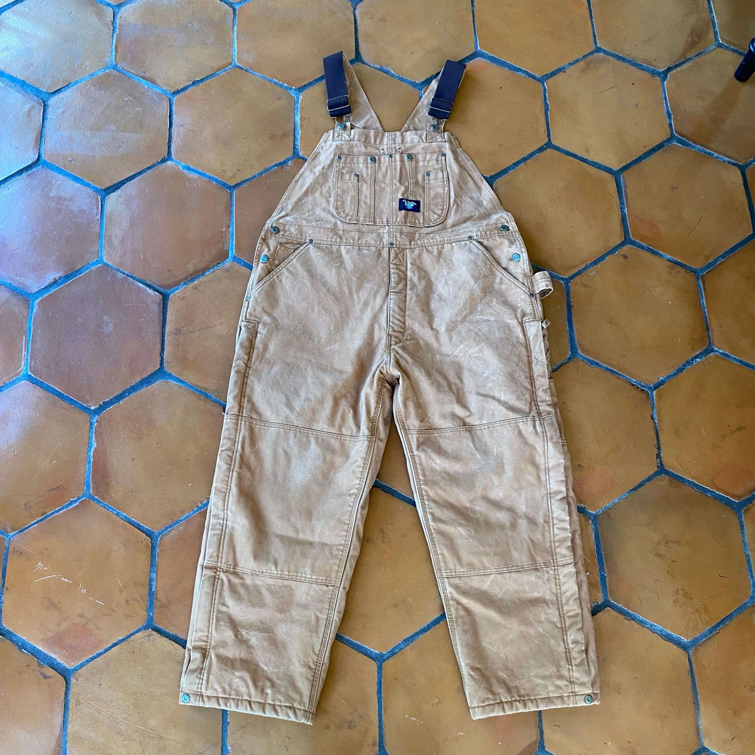 Walls Blizzard Pruf Mens XL Short Vintage Coveralls Quilt Lined Insulated USA