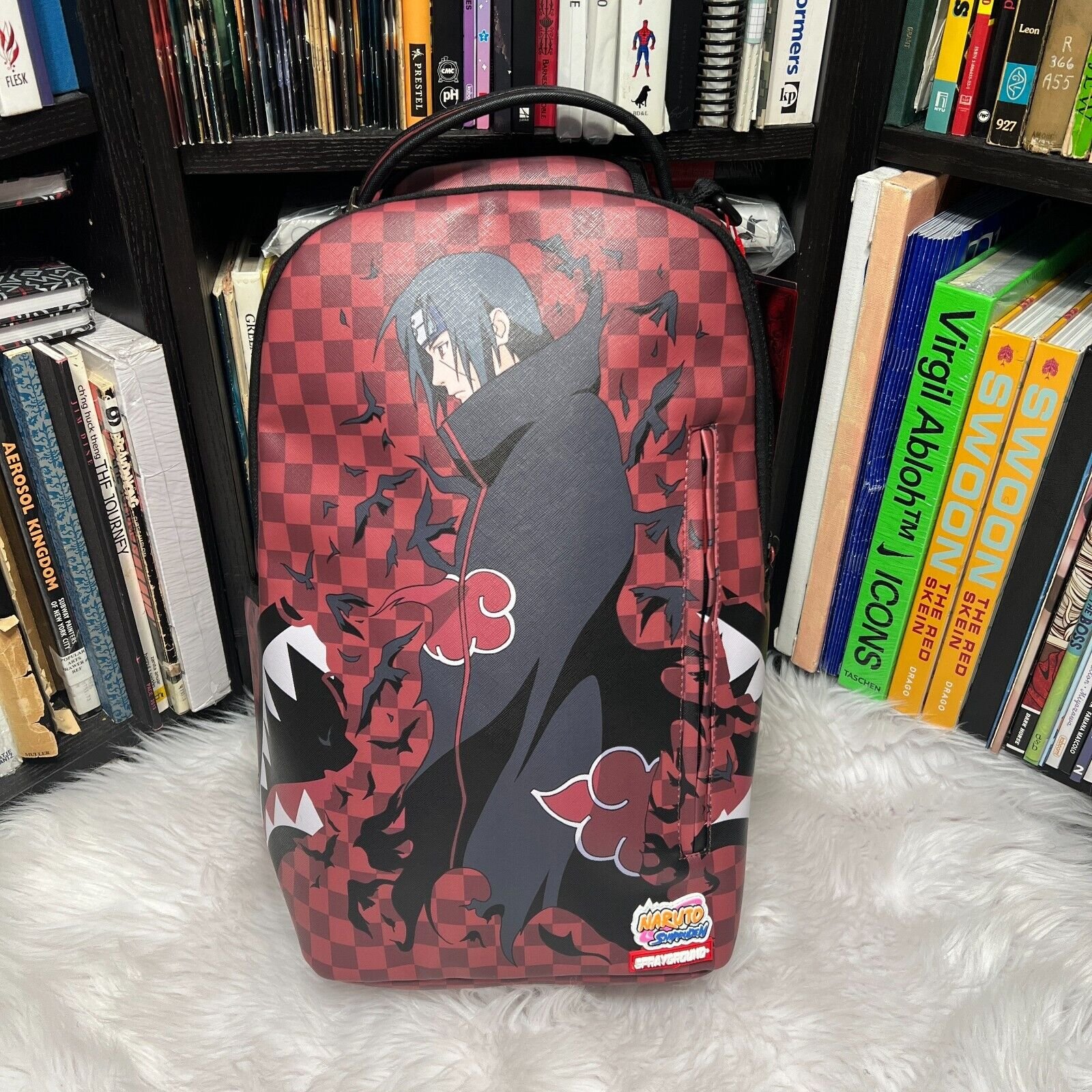 SPRAYGROUND NARUTO SHIPPUDEN ITACHI UCHIHA AKATSUKI BACKPACK