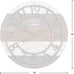 Vintage Decor for Living Room, Home Office, Round, Wood, Farmhouse, 16 inches