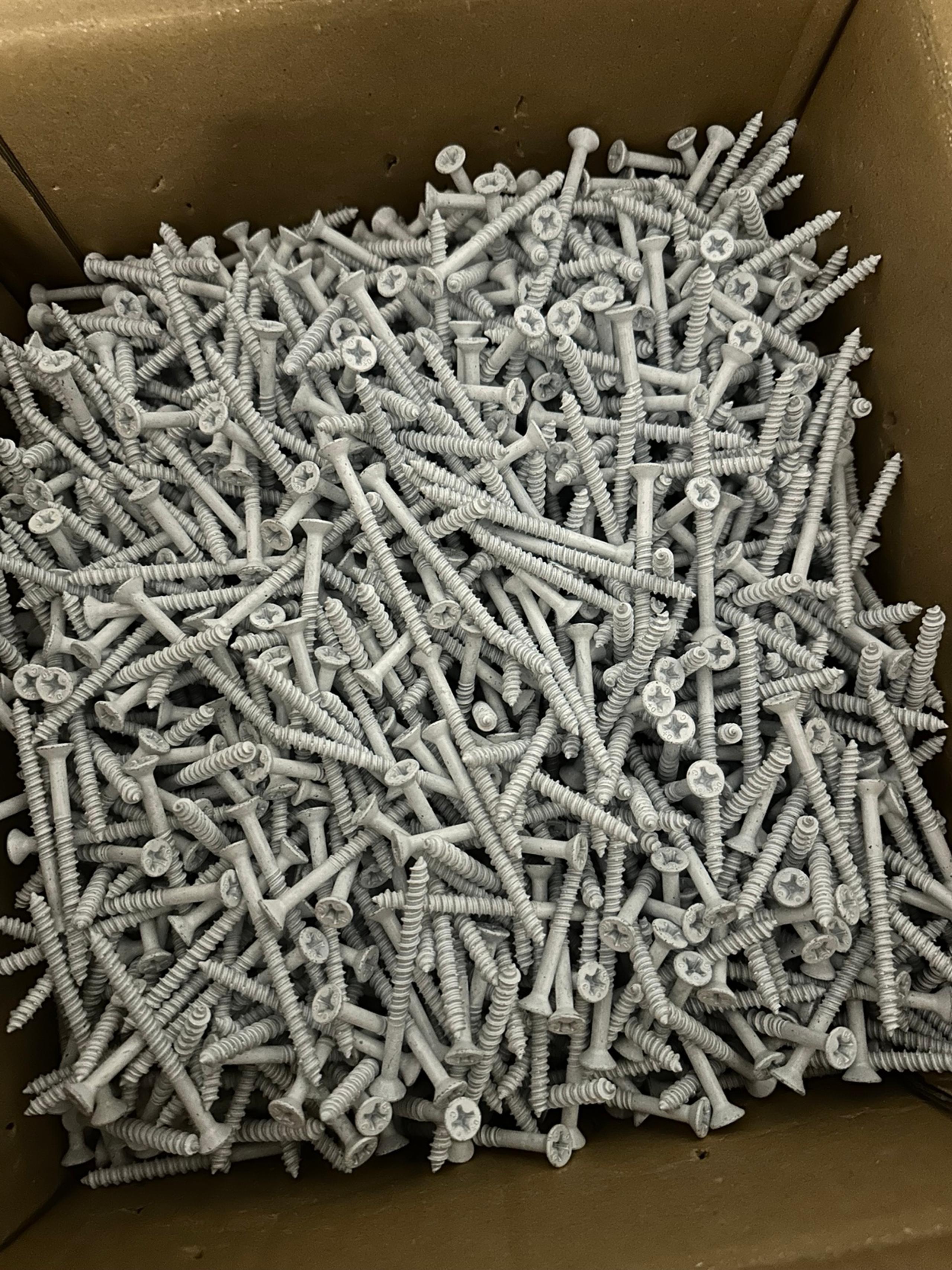 Dewalt 100 Count tapcon concrete screws 1/4 x 2 3/4 White Or Bronze