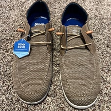 Nunn Bush Men's Brewski Knit 2.0 Moc Toe Wallabee Bungee Slip-on Loafer Size 11