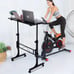 Standing Desk Adjustable Height, Mobile Stand Up Desk with Wheels