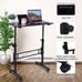 Standing Desk Adjustable Height, Mobile Stand Up Desk with Wheels