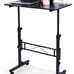 Standing Desk Adjustable Height, Mobile Stand Up Desk with Wheels