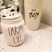 Rae Dunn FARM LIFE Ceramic Canister w/ Cow Topper NEW! ~Dunn Collectible Decor~