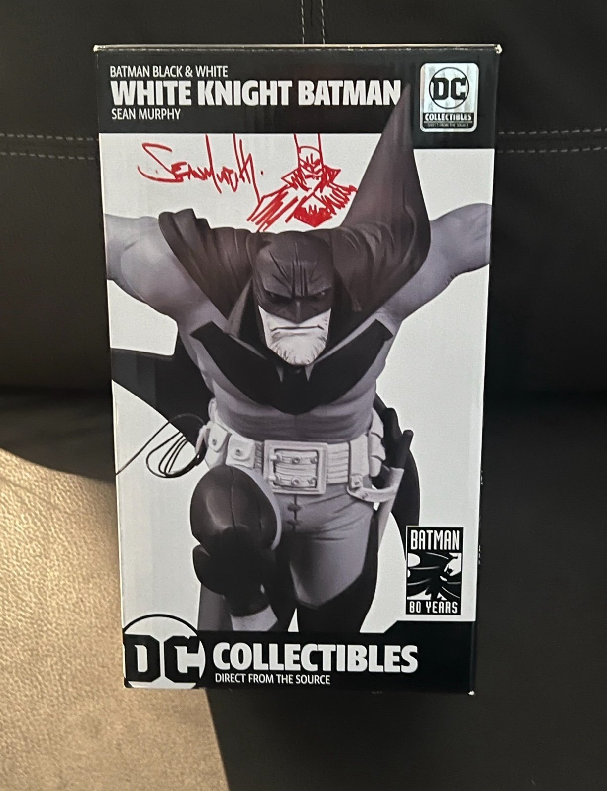 DC Collectibles Batman Black & White / White Knight Sean Murphy Signed Box