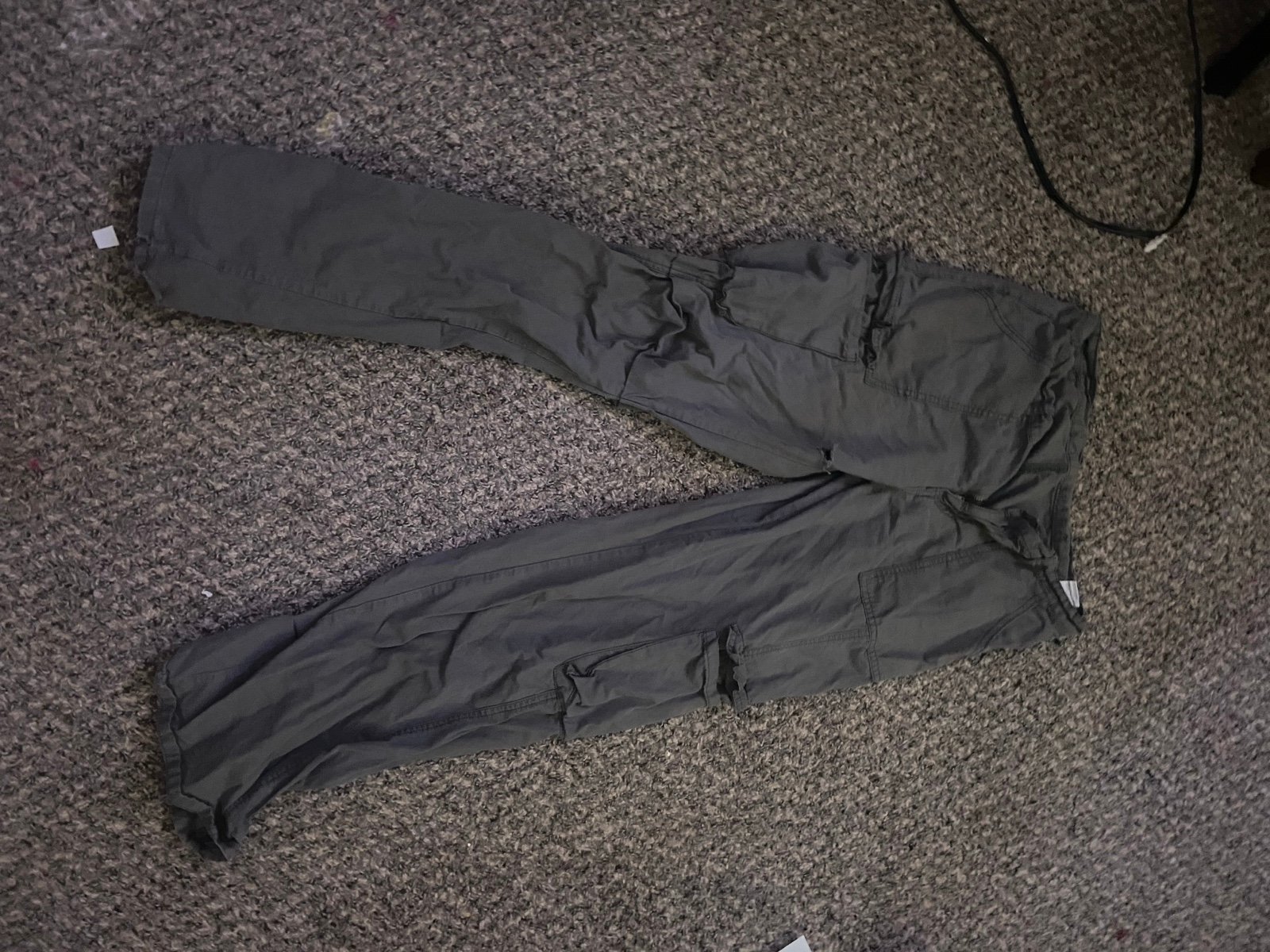 Grey women cargos