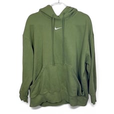 Nike Swoosh Olive Green Hoodie