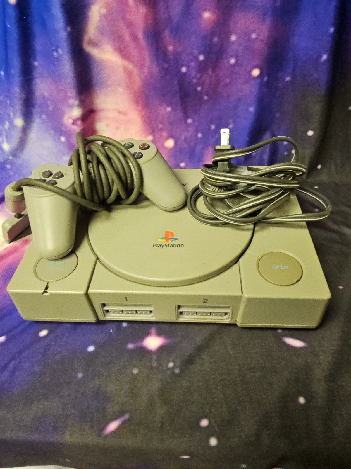 Sony PlayStation One Console SPCH-9001 in Black with No Memory Card