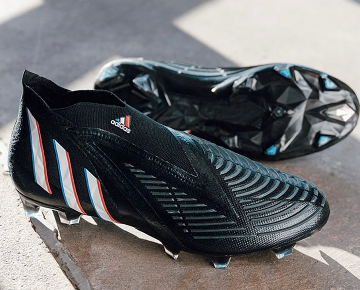 Adidas Predator Edge .1 FG Core Black/White/Vivid Red Size 13