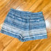 Lou Grey linen shorts striped chambray blue white cotton linen summer beach
