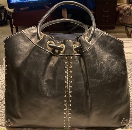 Black Michael Kors Black Studded Bag
