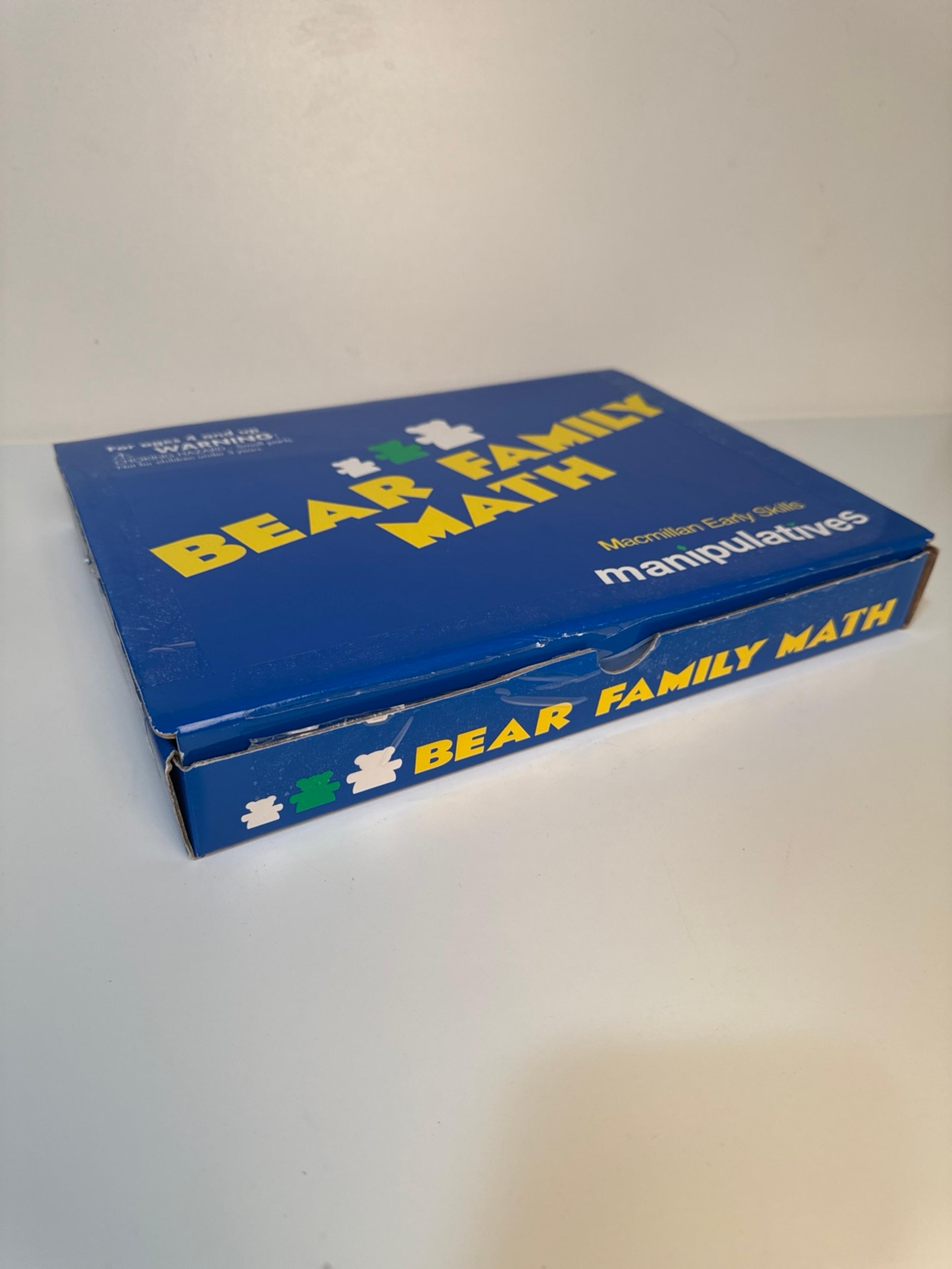 Macmillan Early Skills Manipulatives Bear Family Math