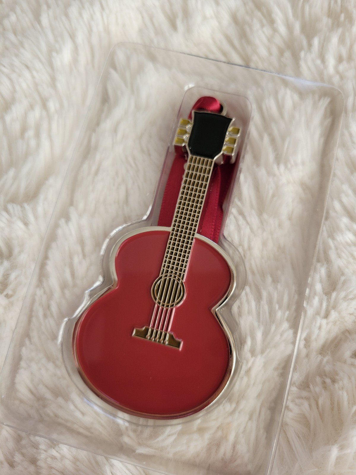 Taylor Swift Red Guitar Ornament 2024