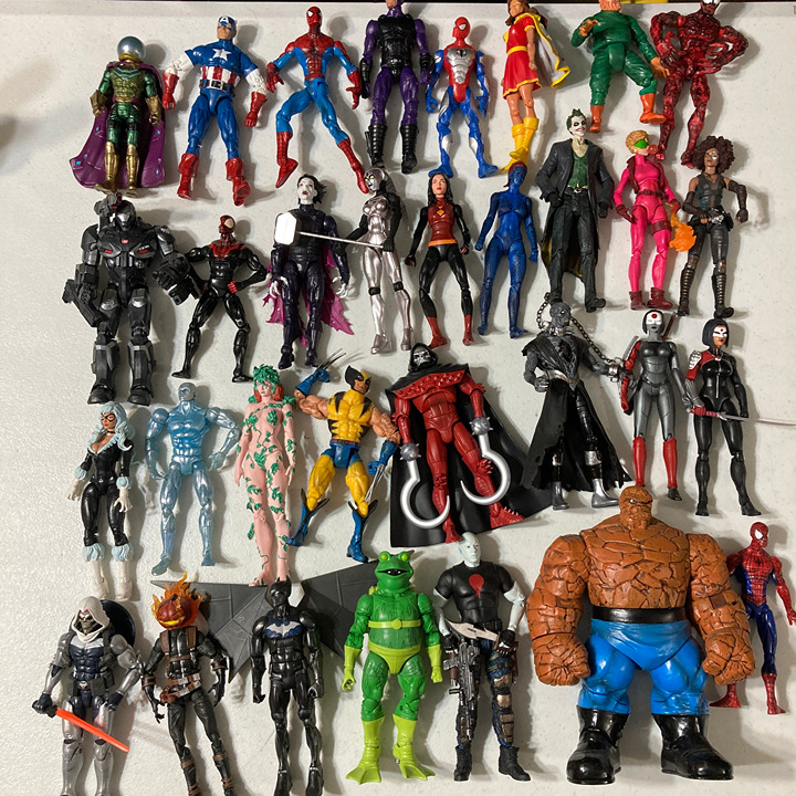 Marvel Legends DC Comics Figure Lot x32 DC Multiverse Hasbro Direct Mattel
