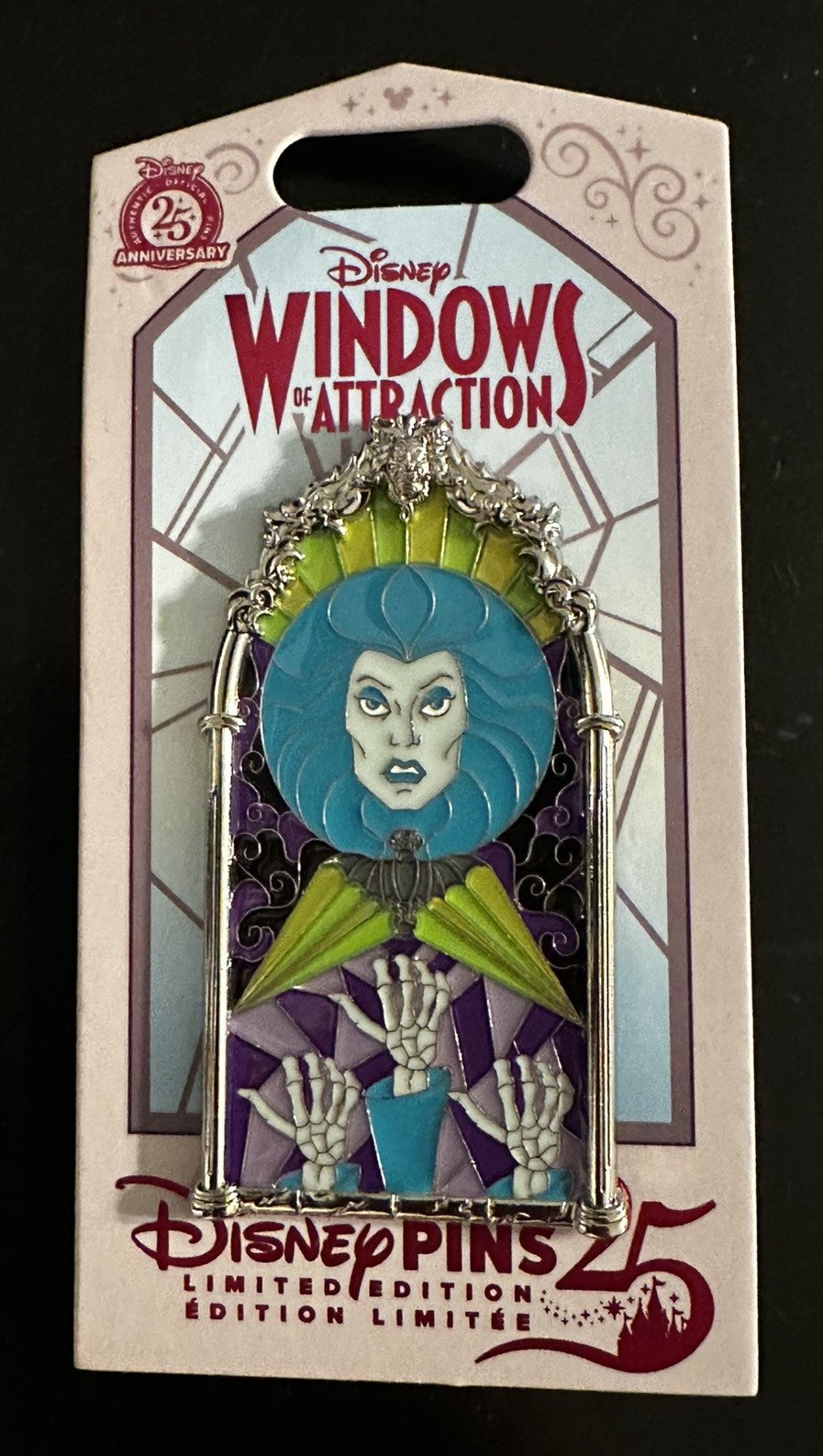 Disney Parks Disneyland Windows Of Attraction Haunted Mansion Pin Madam Leota LE