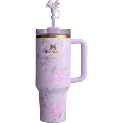 Stanley 40oz Loveshackfancy Quencher - Happy Thoughts Pattern