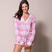 Wildfox Intimates Plaid Romper