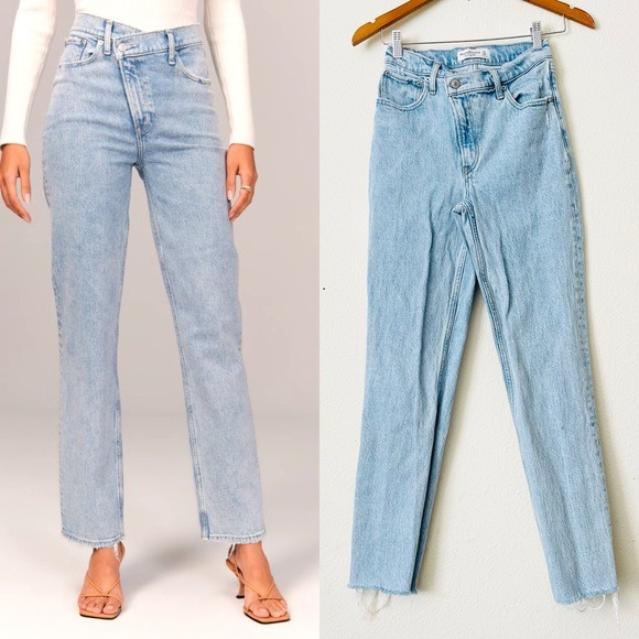 Abercrombie & Fitch SIZE 24 The ‘90s Straight Ultra High Rise Jeans
