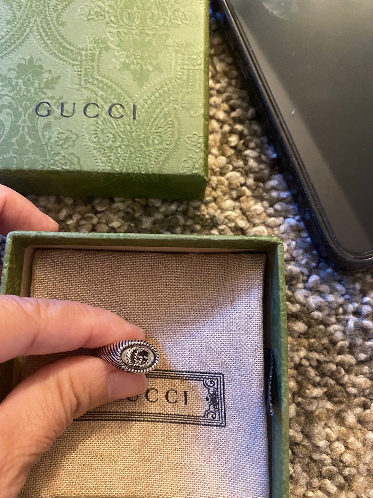 Gucci GG Marmont Pinky Ring size 8