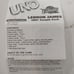 LEBRON JAMES UNO CARDS