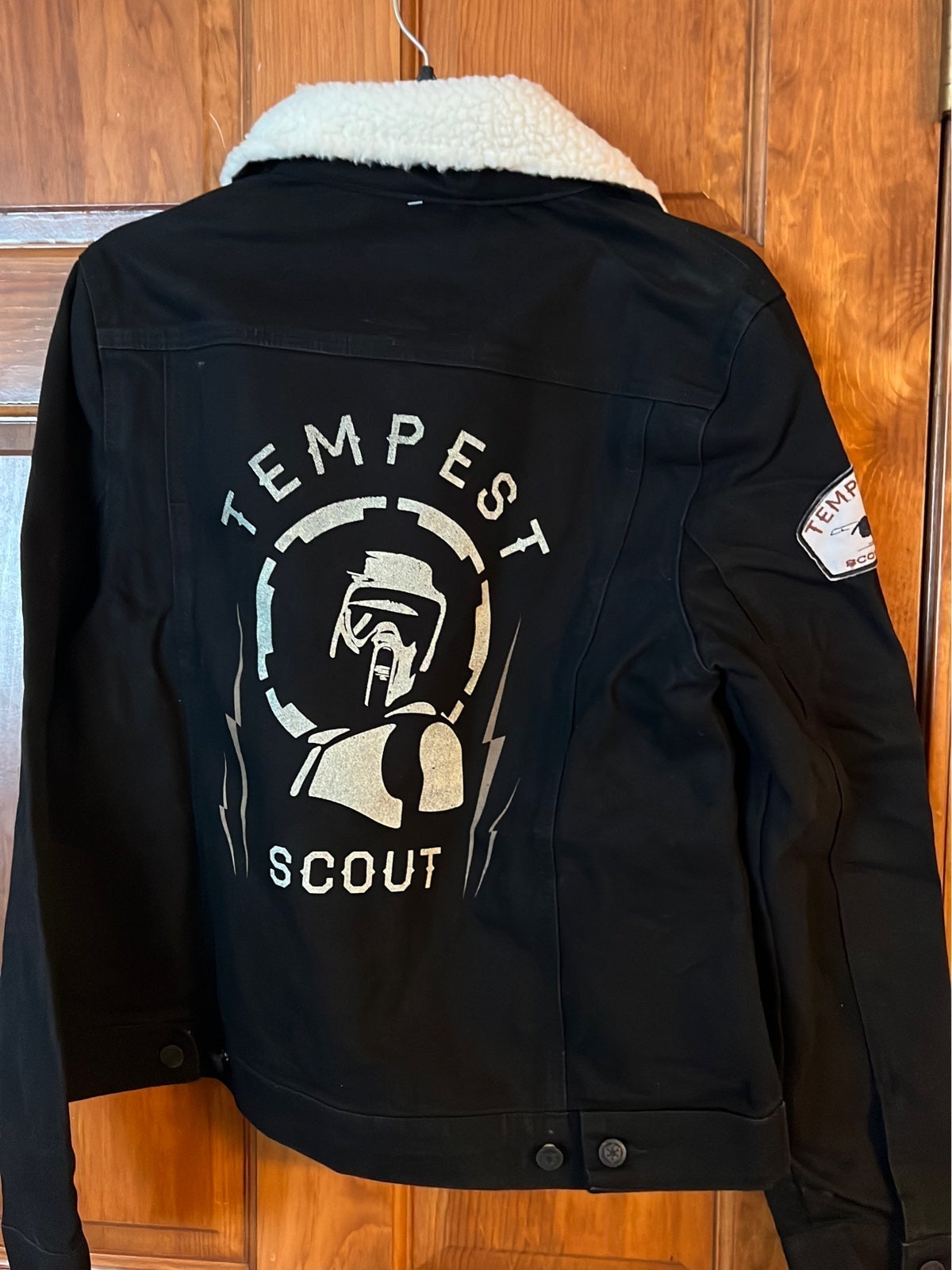 New Star Wars Boys Denim Jacket Tempest Scout XL NWT