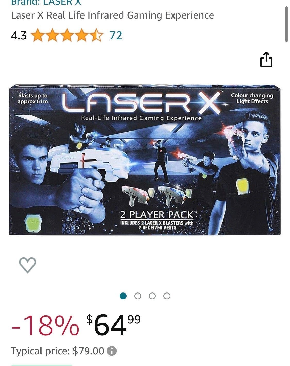 Two laser blaster kits by Lazer X NEW