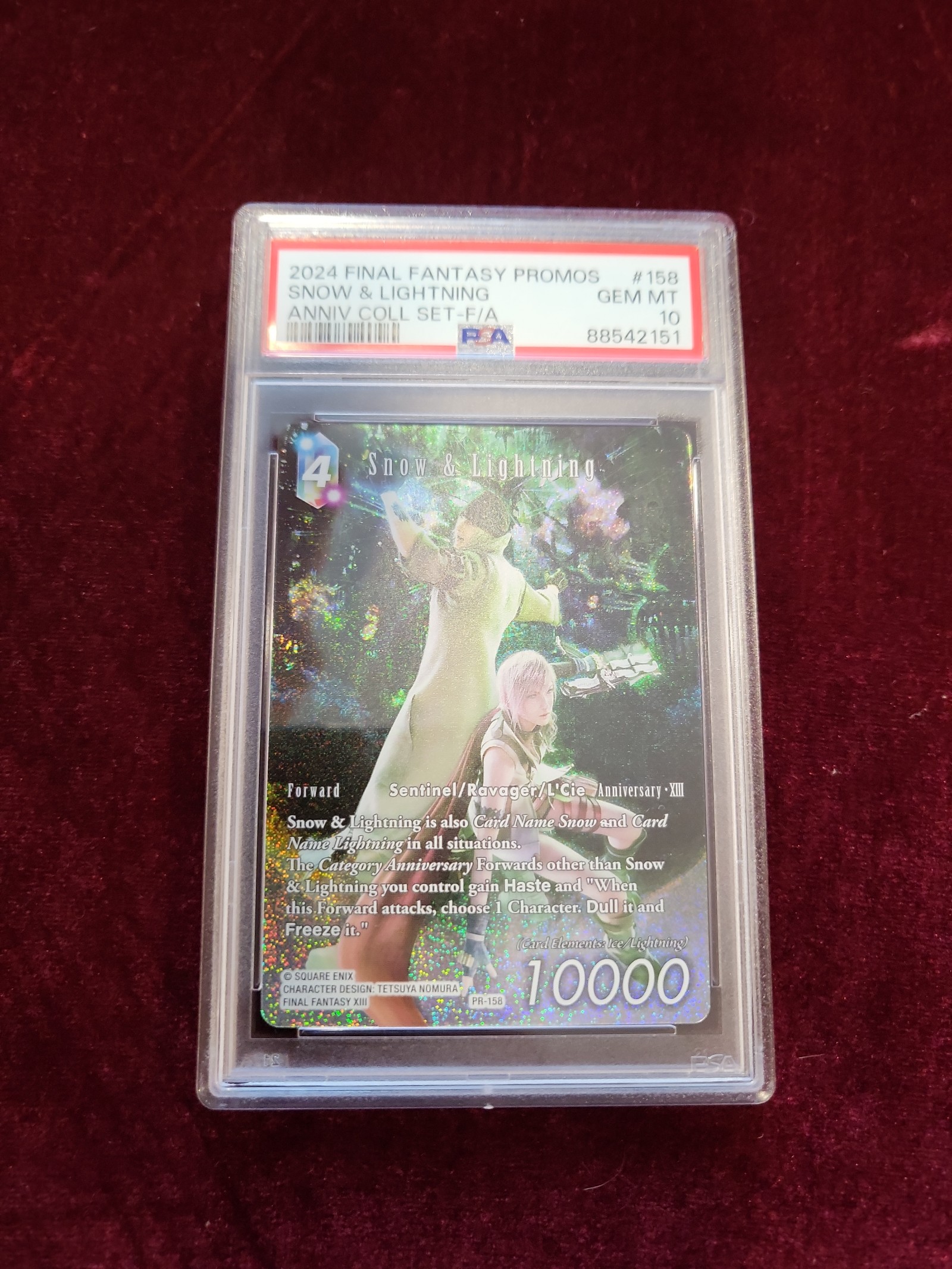 Final Fantasy Snow & Lightning PSA 10